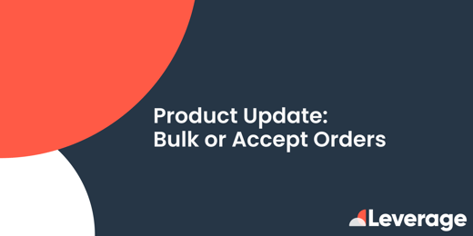 New Product Feature: Bulk Accept or Reject Purchase Orders